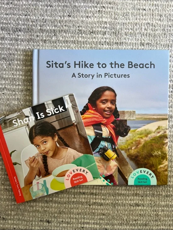 Lovevery ''Sita's Hike to the Beach & Shan Is Sick Books