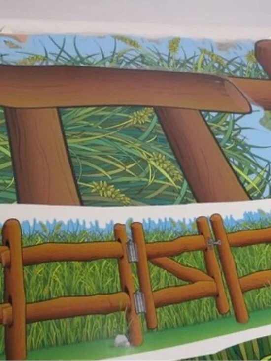 Bulletin Board/Wall Laminated Fence