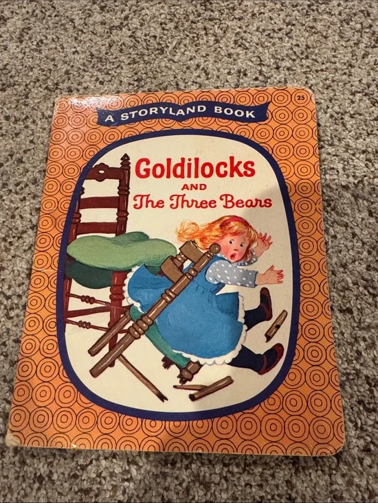 Goldilocks and The Three Bears - Orange Storyland Kids Book