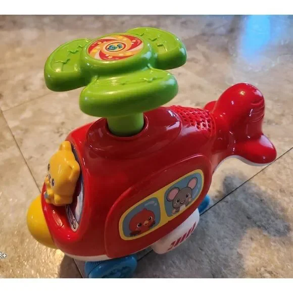 V-Tech Spin and Go Helicoptot electronic interactive toy