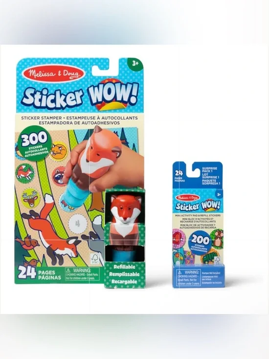 Melissa & Doug Sticker Wow Fox Bundle