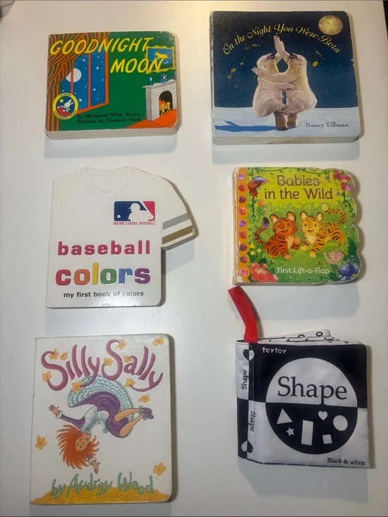 Board books and Black & White Shape Soft Cloth Book for Kids by
