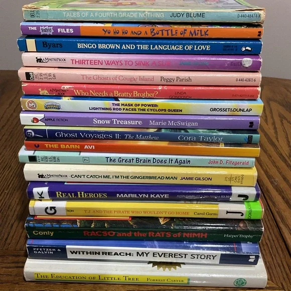 17 Assortment of Kids Children's Books 📚 novels 📖