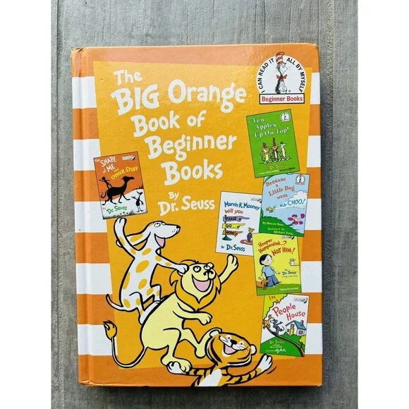 The Big Orange Book of Beginner Books HARDCOVER  2015 by Dr. Seuss 6 books in 1