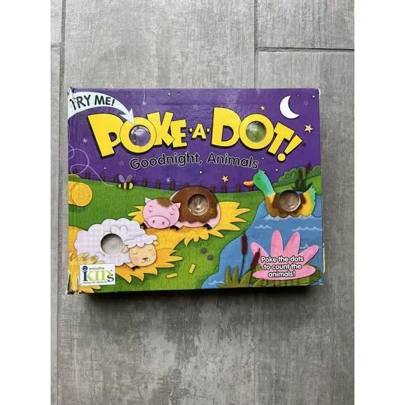 Goodnight, Animals (Poke-a-dot!) - Board book Innovative Kids Interactive Play