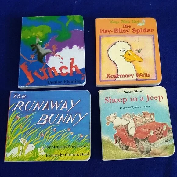 The Itsy Bitsy Spider, Lunch, Sheep in a Jeep, The Runaway Bunny x 4