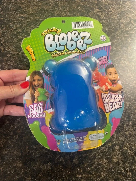 Mega Squish Bear - Blue