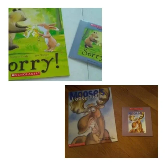 Sorry + Moose's Loose Tooth  2 x Audio-books