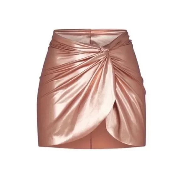 NWOT‎ SKIMS Metallic Rose Gold Sarong