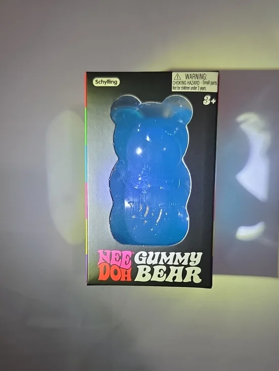 Nee Doh Gummy Bear Blue Squishy Toy