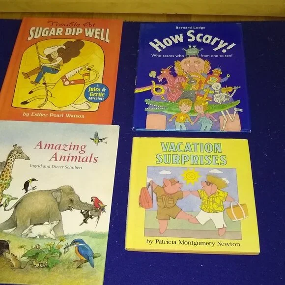 How Scary, Vacation Surprises, Trouble at Sugar Dip Well, Amazing Animals x 4