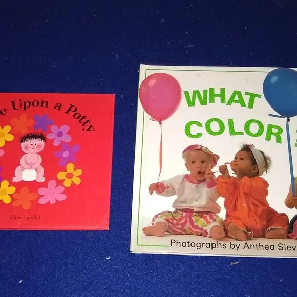 Once Upon a Potty by Alona Frankel + What Color? by Anthea Sieveking x 2