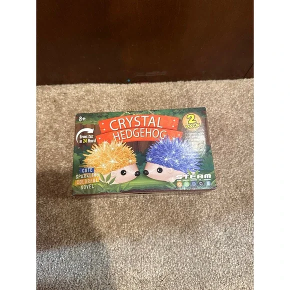 NWT XX 2 Hedgehog Crystal Growing Kit STEM Toy
