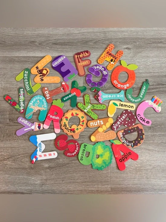 Alphabet magnets