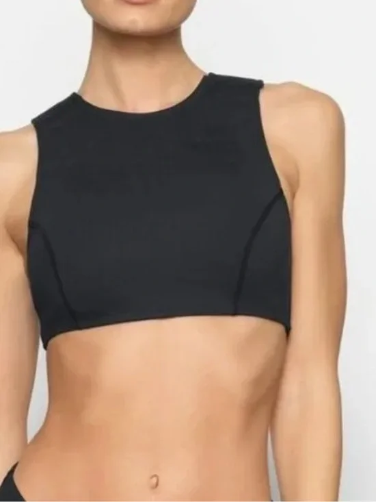 Skims sports swim - high neck top size S + cheeky bottom size Medium