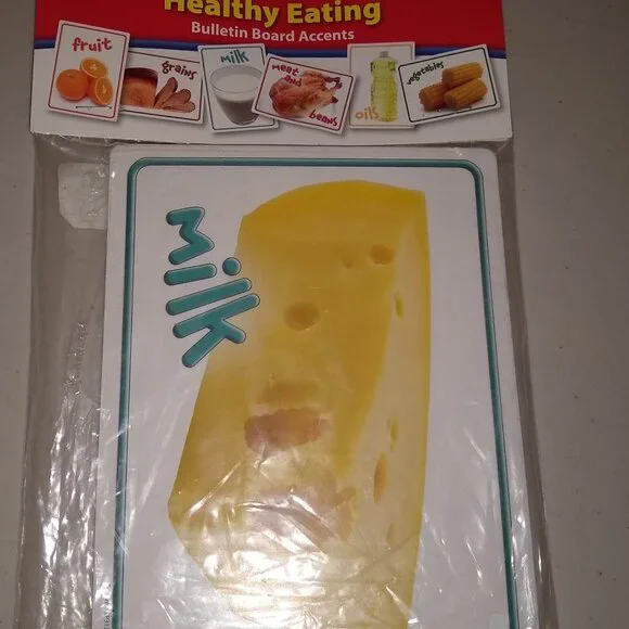 Edupress Healthy Eating Bulletin Board Accents 36 designs New