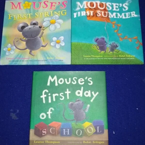 Mouse's First Spring + Mouse's First Summer + Mouse's First School by Thompson
