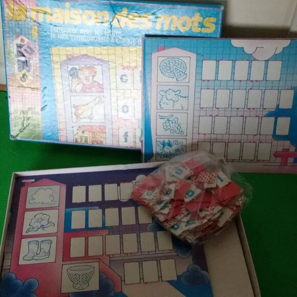 La maison des Mots learning to read game by Nathan French New