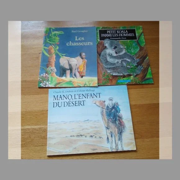 Mano Enfant du Desert by Dubois + Les Chasseurs  by Geraghty + Koala