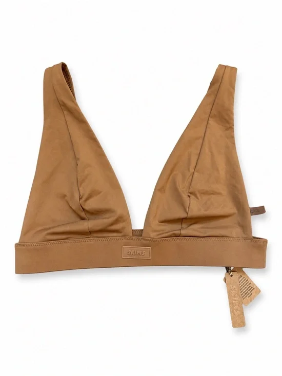 SKIMS Swim Triangle Bikini Top Almond XL NWT