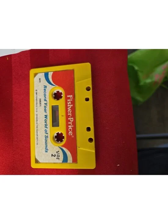 1989 Discover A Record Your World Of Sounds Fisher Price Audio Cassette Tape