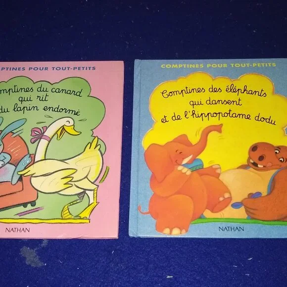 Comptines du Canard qui rit et du Lapin Endormi + Elephants dansent x 2 French