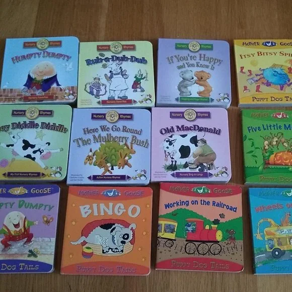 Mother Goose Nursery Rhymes x 12 board books
