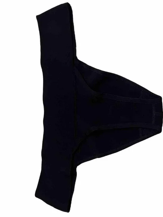 SKIMS Knit Swim Cheeky Bikini Bottom | Onyx | 2X