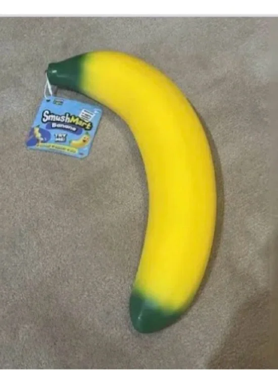 SmashMart Banana Squishy Toy - Yellow