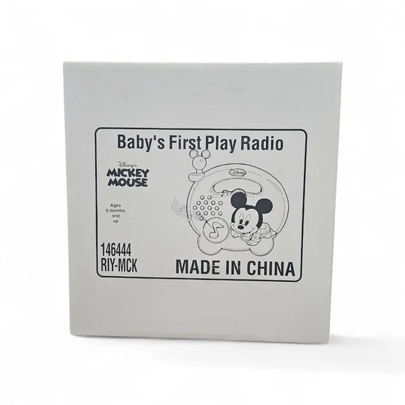 Disney Mickey Mouse Vintage 2000 Baby Play Radio Toy