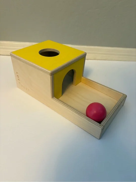 Lovevery wooden ball drop baby infant development toy