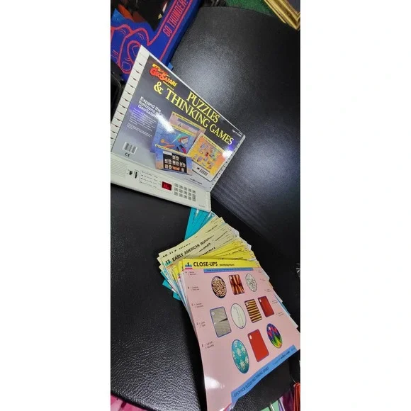 RARE Vintage GeoSafari EI-8700 Electronic Learning Game - Working 27 Cards READ*