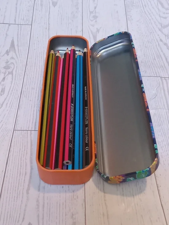 Pencil Case & Colored Pencils