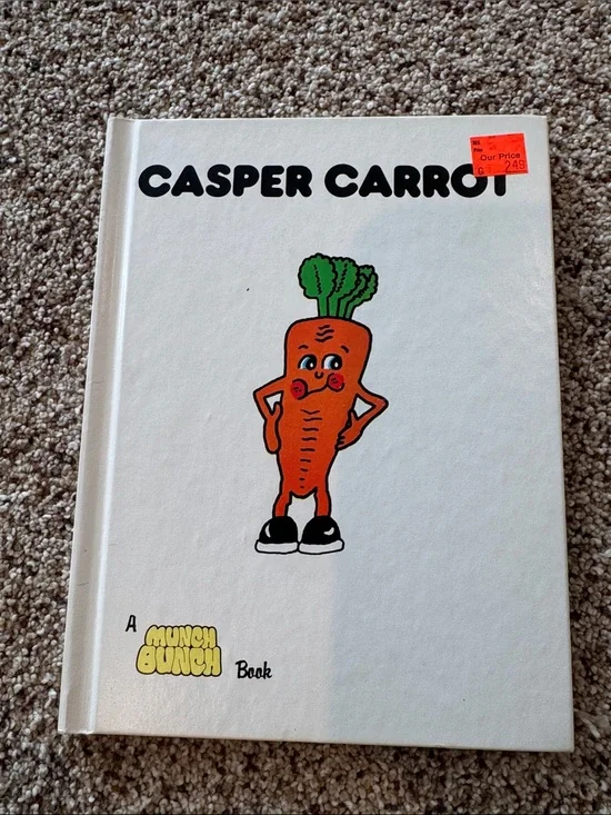 A Munch Bunch Book “Casper Carrot” by Giles Reed