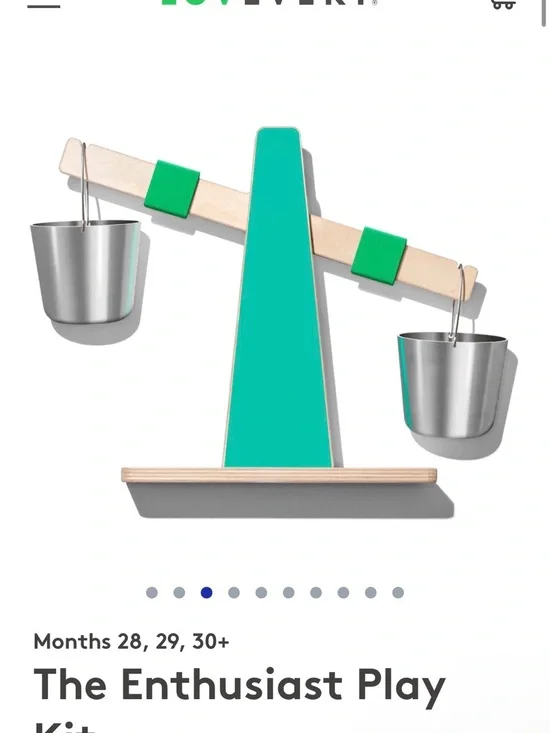 Lovevery Wooden Balance Scale - Educational Toy
