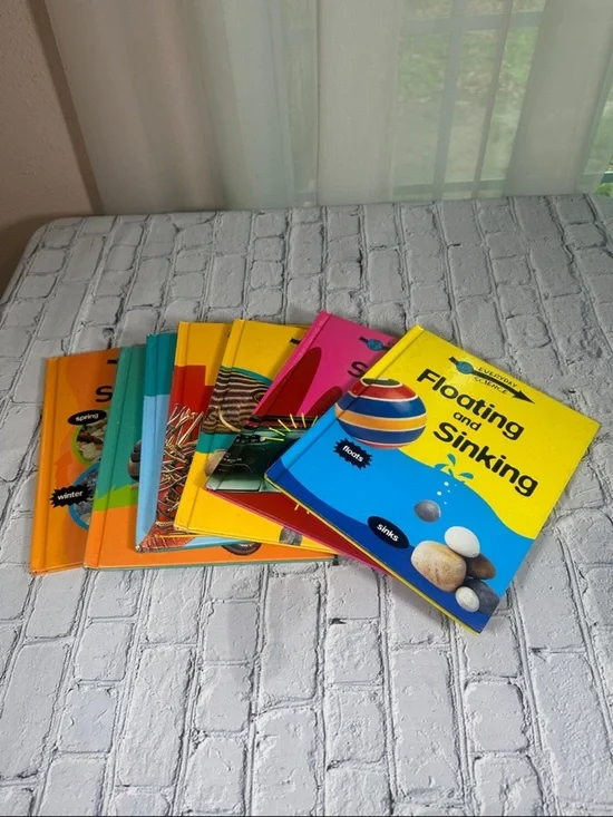 Everyday Science Series: by Peter Riley Science books for kids age 4-8 -7 Books