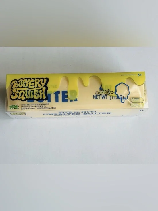 Buttery Squish Grade AA Unsalted Butter Squishy Squeeze Toy