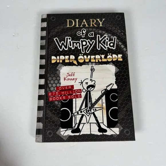 Diary of a Wimpy Kid: Diper Överlöde Jeff Kinney 2022 First Print‎ Hardcover