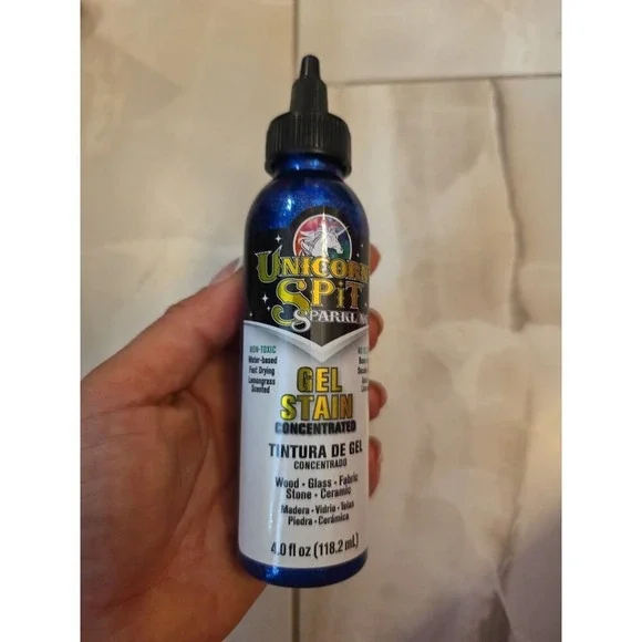 Gel‎ Stain Glaze Sapphire Swift 4.0 FL OZ Bottle Blue 0423010C 19aw10 D4