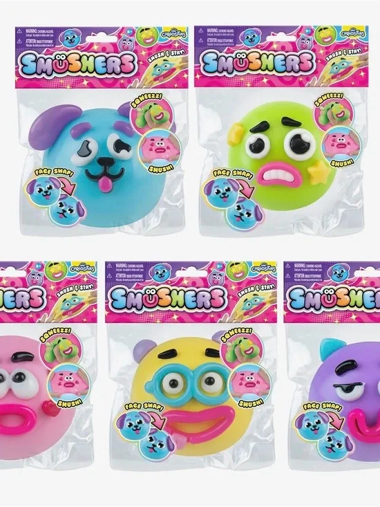 Smushers Kids Squeeze Face Toy - Assorted Colors
