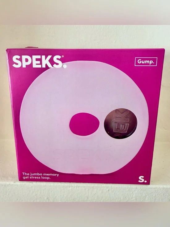 NEW! SPEKS JUMBO Gump Stress LOOP - Moon Jelly (pinkish-purple)