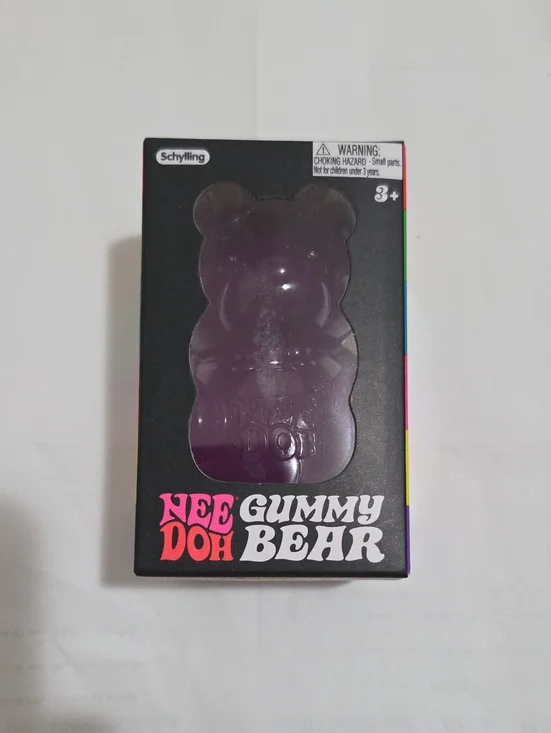 NeeDoh Purple Gummy Bear Sensory Toy by