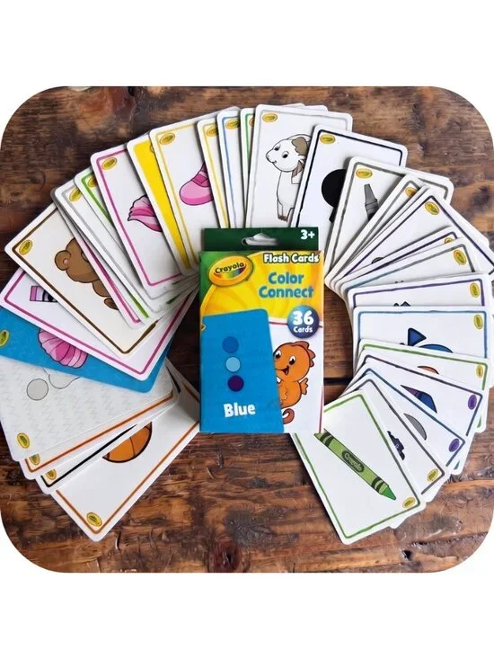 CRAYOLA Flash Cards - Color Connect 36 Ct - Ages 3+ - EUC