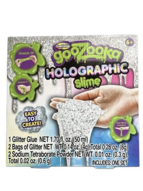 Create Your Own Slime Kit Holographic DIY Easy To Create New In Box