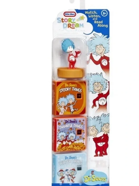Dr. Seuss Thing 1 Red & Blue Figure Story Block Set - Little Tikes Story Dream