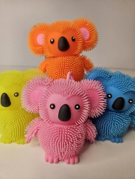 New Googly Light-Up Koalas Fidget Sensory Toys 4-pieces