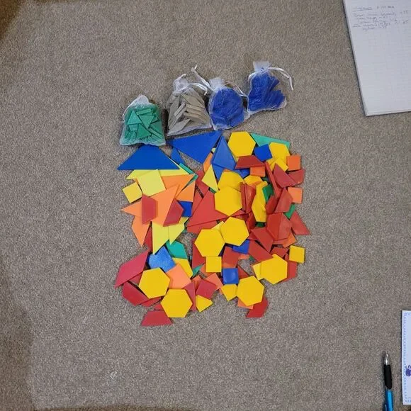 Tangrams Lot Multicolored