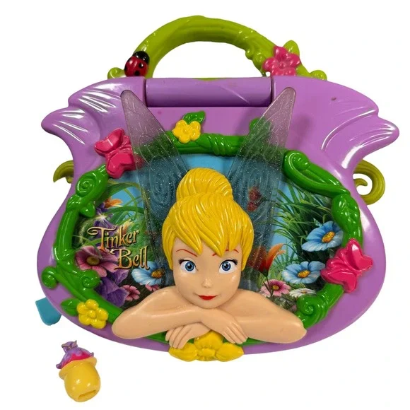 Disney Tinker Bell Learning Laptop Toy Vintage Y2K Disney Fairies TESTED Rare