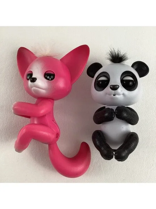 WowWee Fingerlings Interactive Electronic Pet Panda Polly Fox Kayla Lot Zoo Toy