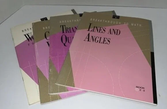 Breakthrough To Math Level 4 Set With Workbook (drawn On Back)